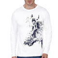 Langur White Full Sleeve T-Shirt Hoodie, Sweatshirt | CoreVibeTees.com