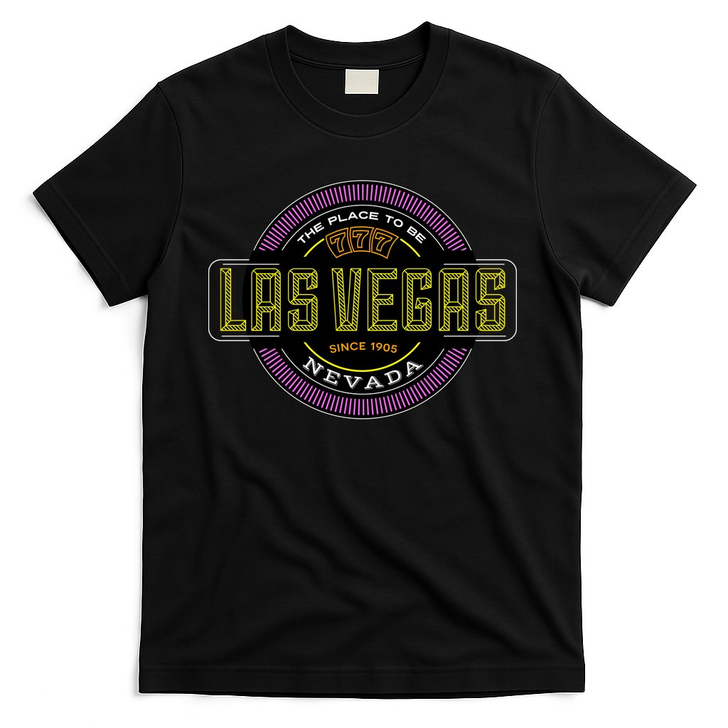 Las Vegas Retro Neon Logo T-Shirt Hoodie, Sweatshirt | CoreVibeTees.com