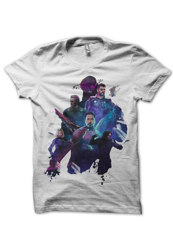 Avengers Endgame White T-Shirt Style001 Hoodie, Sweatshirt | CoreVibeTees.com