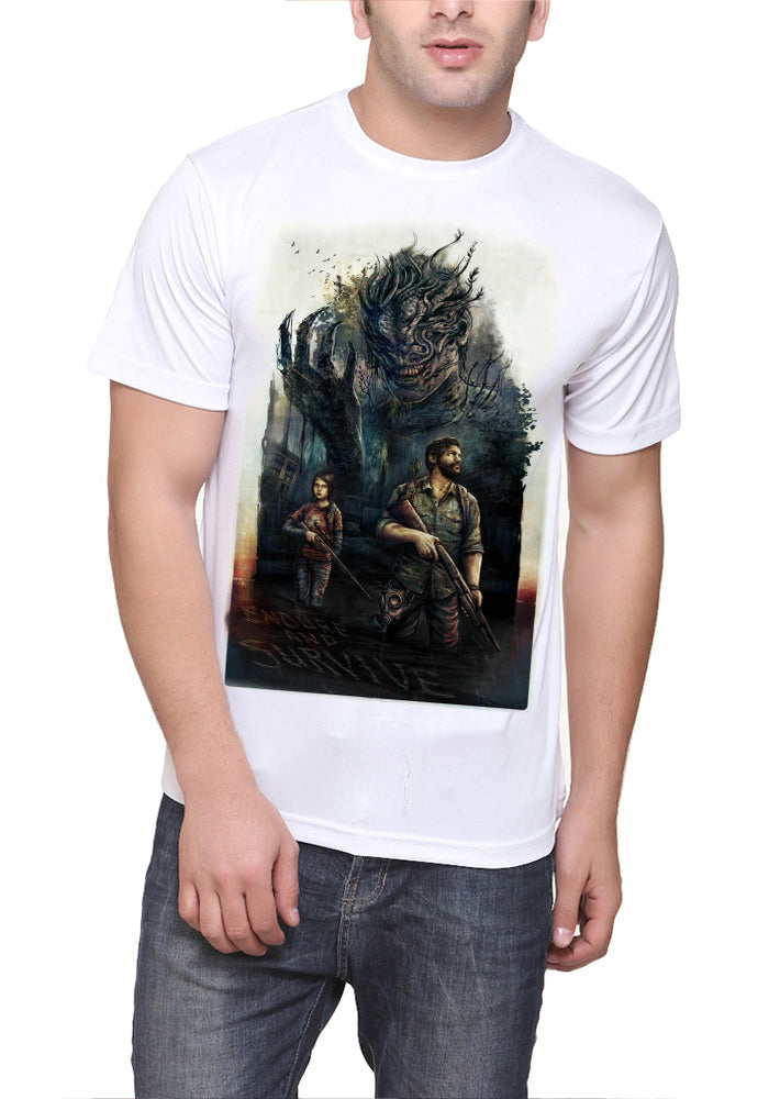 The Last Of Us White T-Shirt Hoodie, Sweatshirt | CoreVibeTees.com