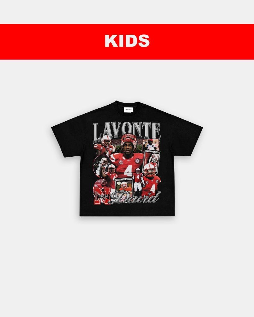 LAVONTE DAVID - NEBRASKA - KIDS TEE Hoodie, Sweatshirt | CoreVibeTees.com (Image 3)