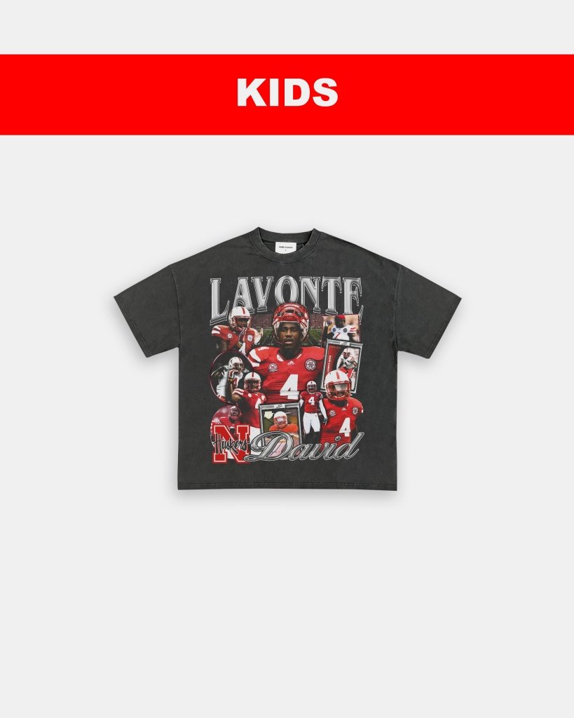 LAVONTE DAVID - NEBRASKA - KIDS TEE Hoodie, Sweatshirt | CoreVibeTees.com (Image 5)