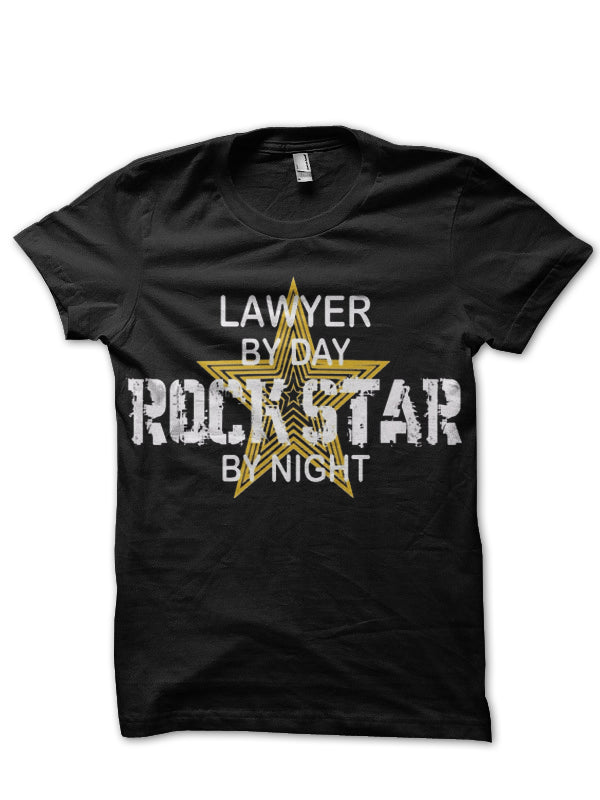 Rockstar Lawyer Black T-Shirt Hoodie, Sweatshirt | CoreVibeTees.com