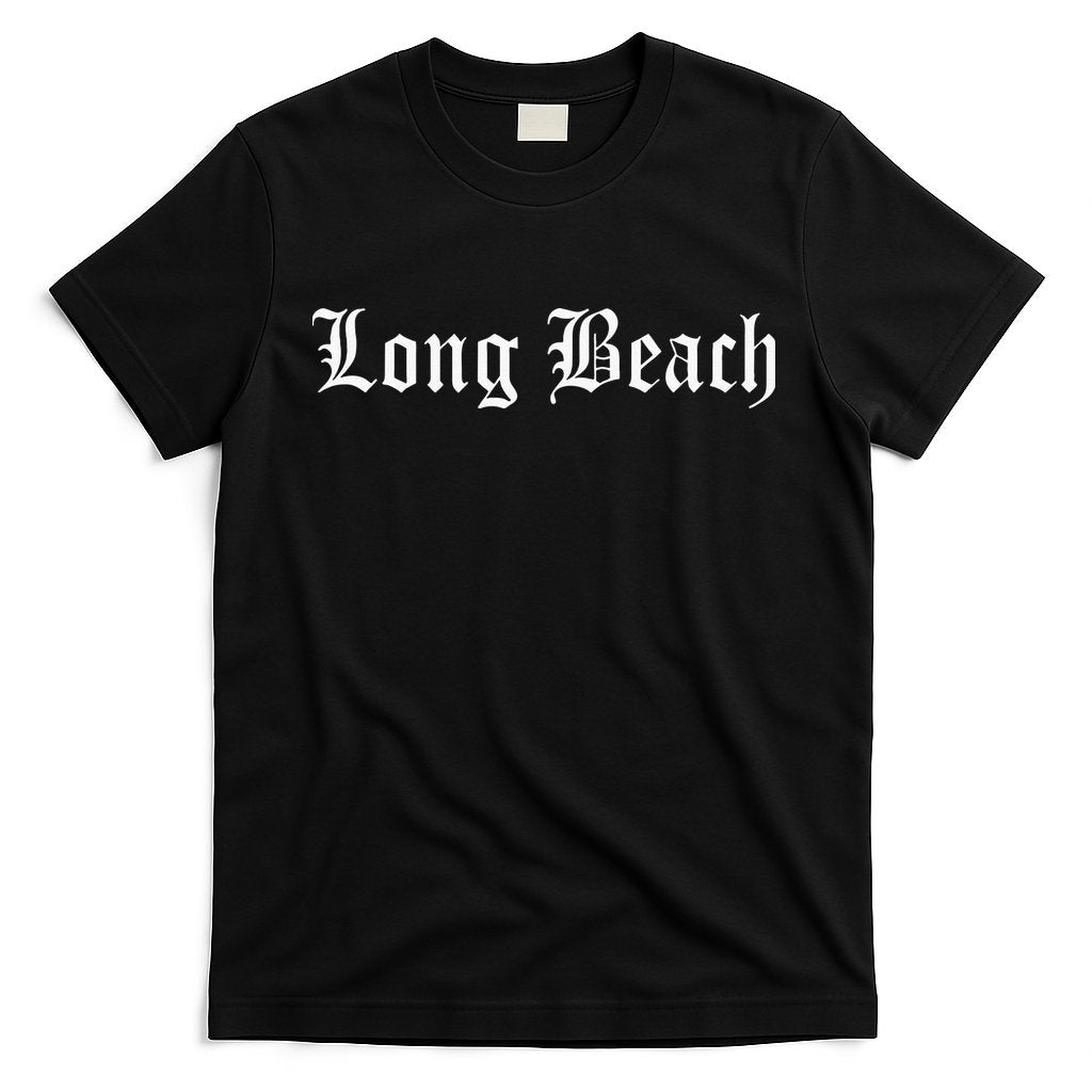 Long Beach Old English Vintage Rap Hip Hop Music T-Shirt Hoodie, Sweatshirt | CoreVibeTees.com