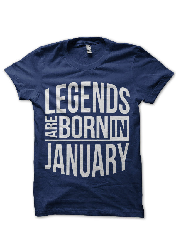 Legends Are Born In January T-Shirt Style001 Hoodie, Sweatshirt | CoreVibeTees.com