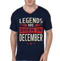 Legends Are Born In December V-Neck T-Shirt Hoodie, Sweatshirt | CoreVibeTees.com