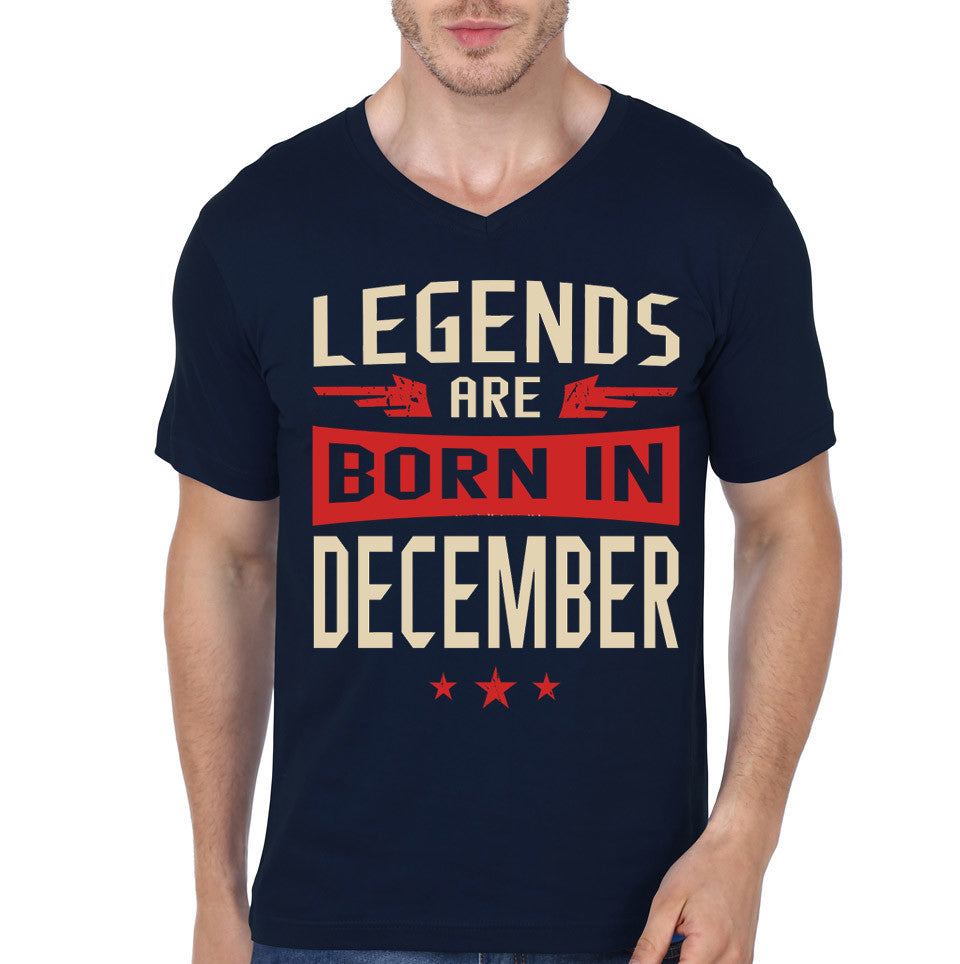 Legends Are Born In December V-Neck T-Shirt Hoodie, Sweatshirt | CoreVibeTees.com