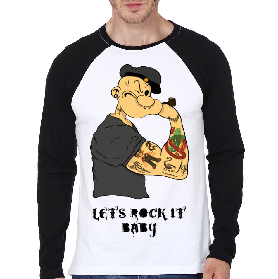 Lets Rock Raglan Tee Hoodie, Sweatshirt | CoreVibeTees.com