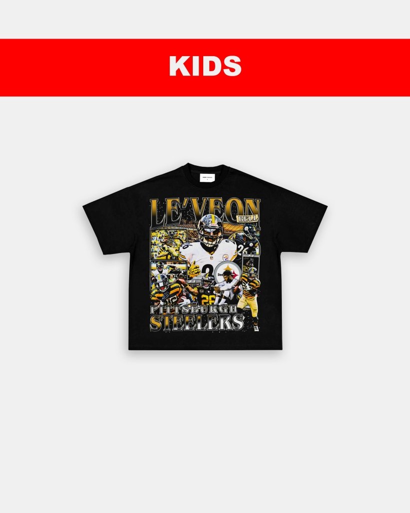 LE'VEON BELL - KIDS TEE Hoodie, Sweatshirt | CoreVibeTees.com (Image 3)