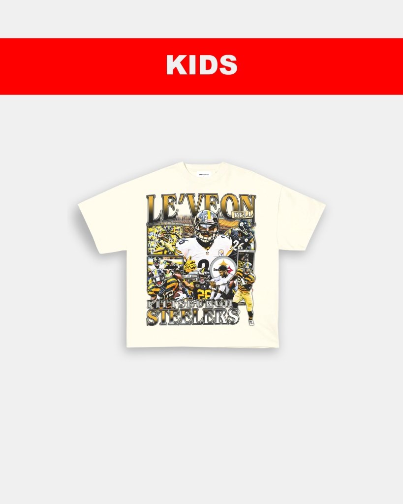 LE'VEON BELL - KIDS TEE Hoodie, Sweatshirt | CoreVibeTees.com (Image 4)