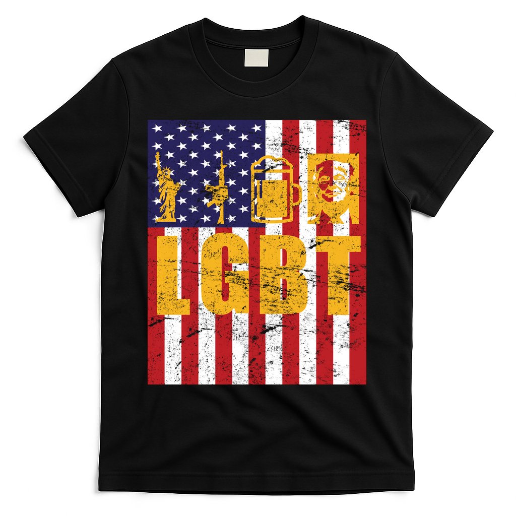 LGBT USA American trump Flag T-Shirt Hoodie, Sweatshirt | CoreVibeTees.com