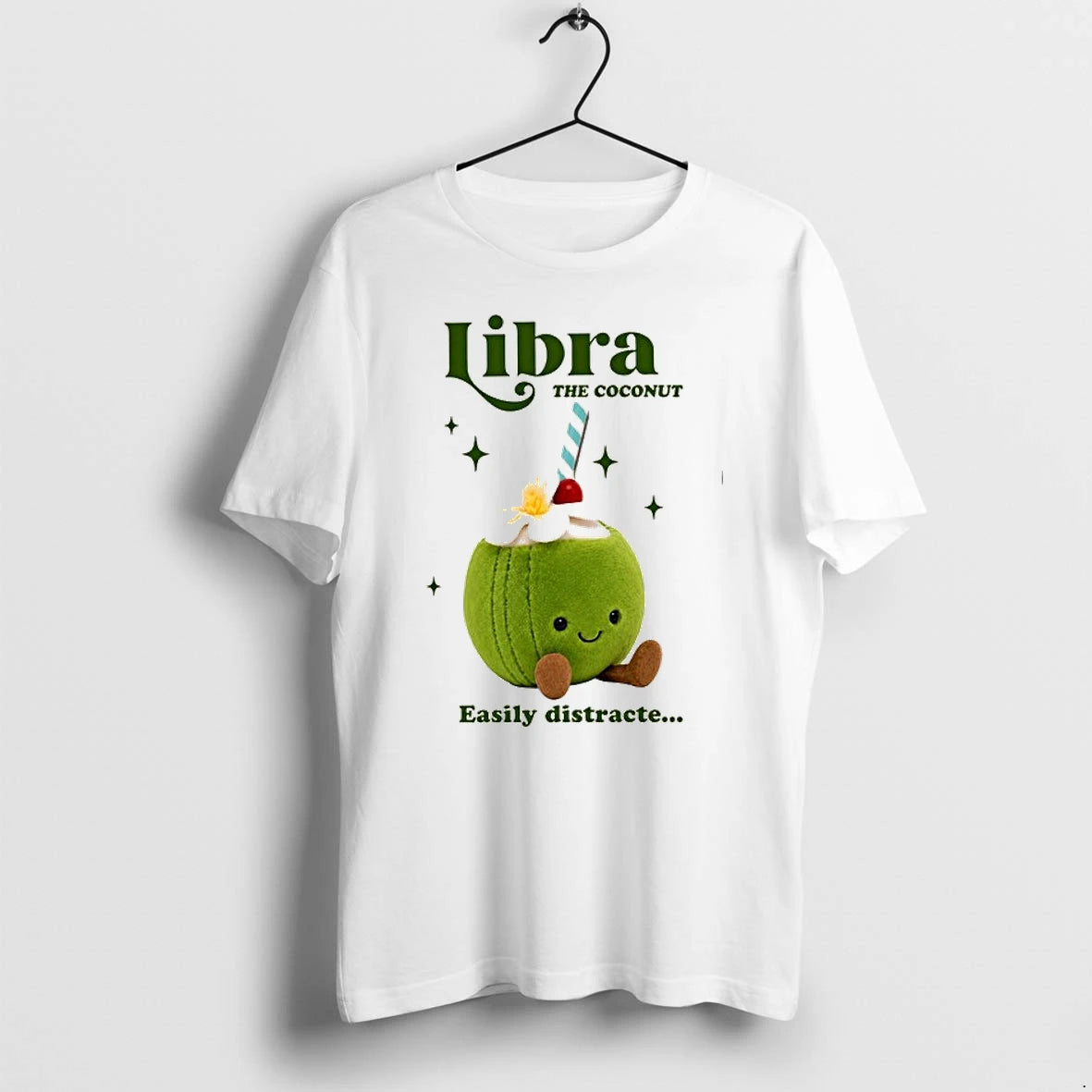 Libra The Coconut Easily Distracte 0 Tshirts Sweater