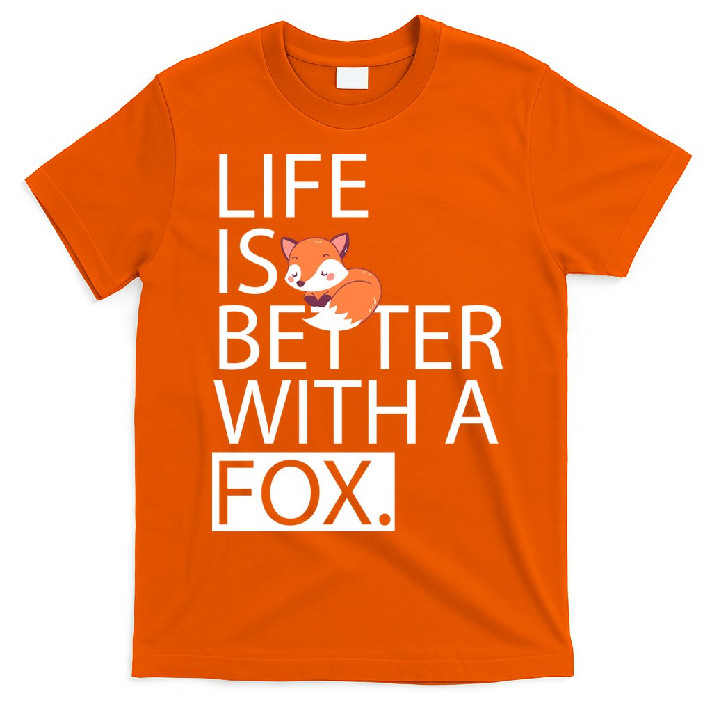 Life Is Better With A Fox T-Shirt Hoodie, Sweatshirt | CoreVibeTees.com