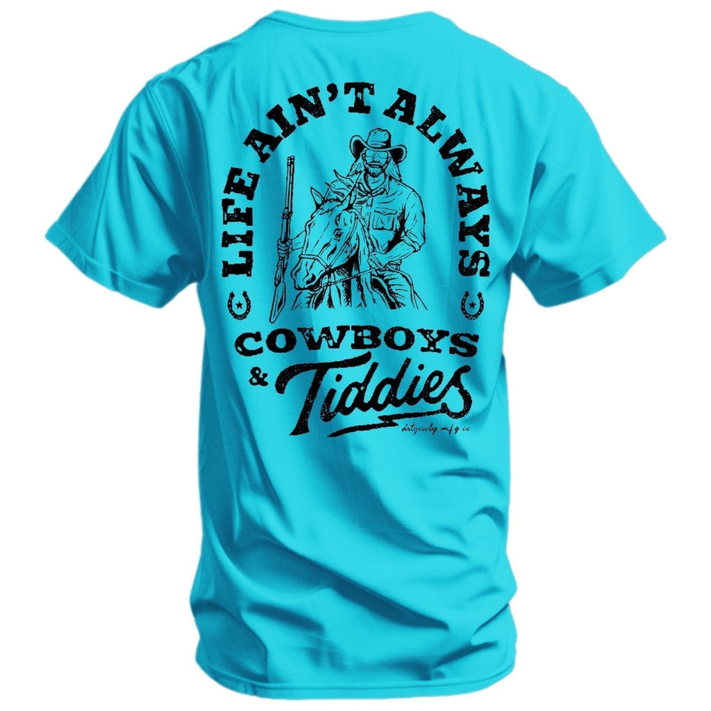 Life Ain't Always Cowboy's and Titties Men's T-Shirt Hoodie, Sweatshirt | CoreVibeTees.com (Image 1)