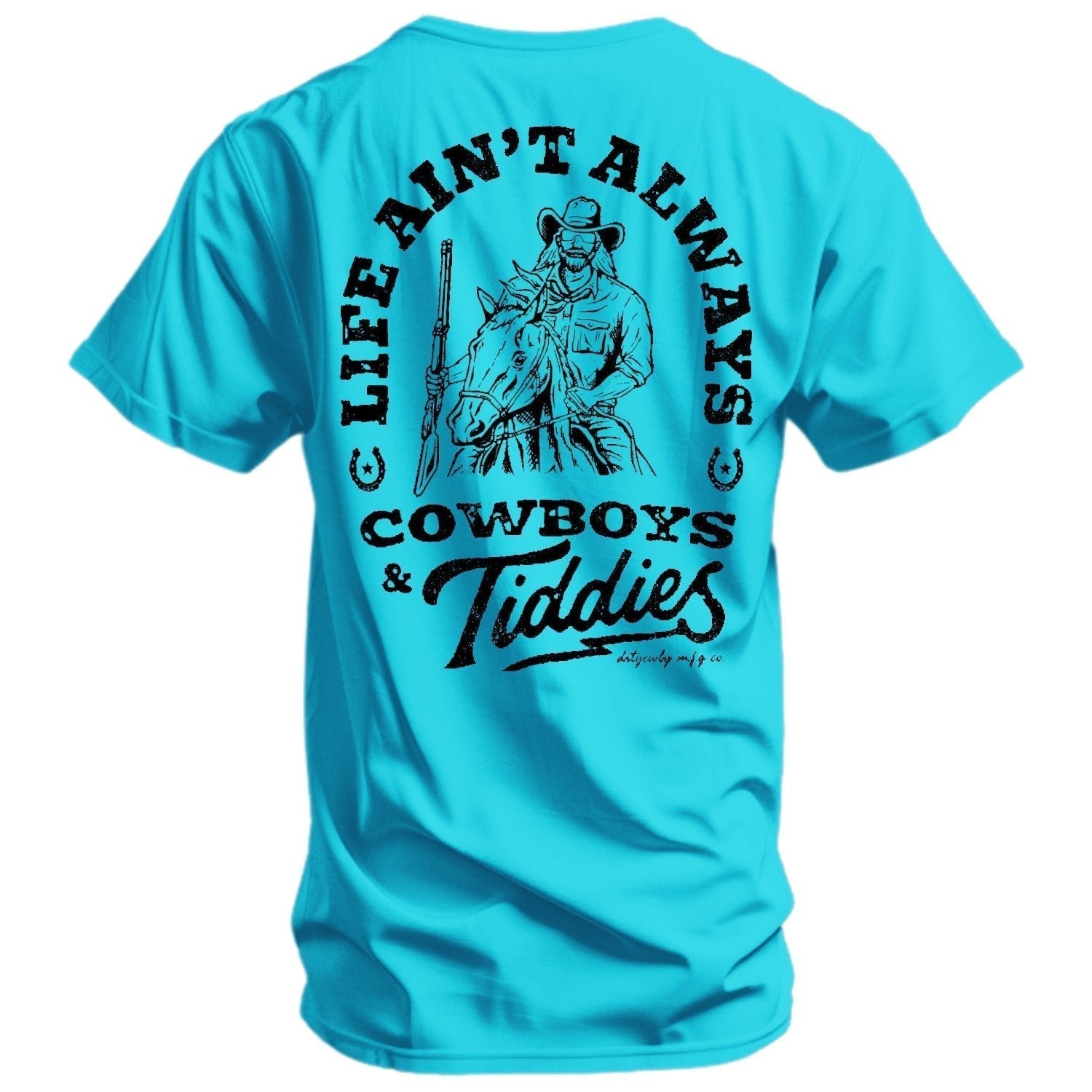 Life Ain't Always Cowboy's and Titties Men's T-Shirt Hoodie, Sweatshirt | CoreVibeTees.com (Image 1)