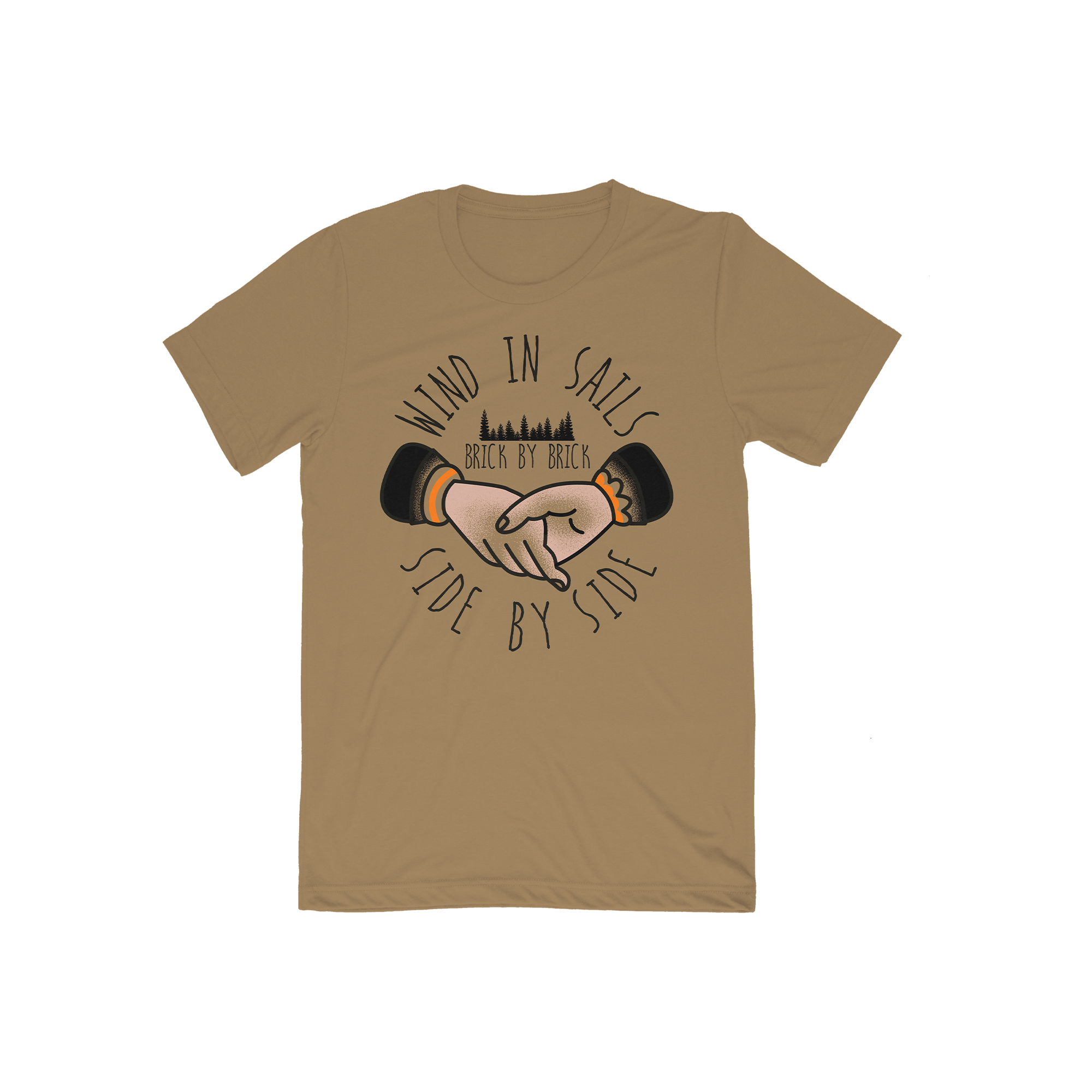 Wind In Sails - Handshake Tee Hoodie, Sweatshirt | CoreVibeTees.com