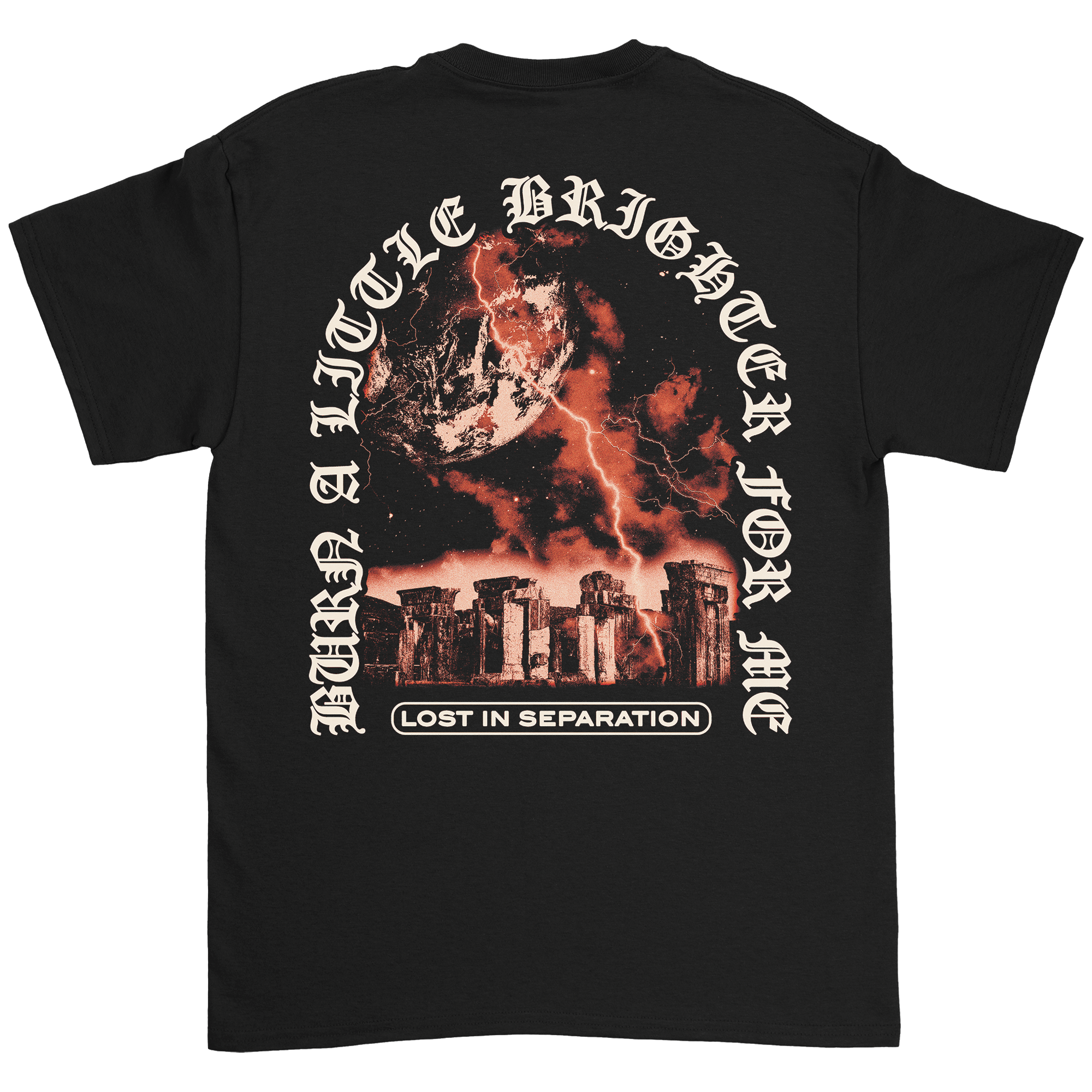 Lost In Separation - Lightning T-Shirt (Original Version) Hoodie, Sweatshirt | CoreVibeTees.com (Image 3)