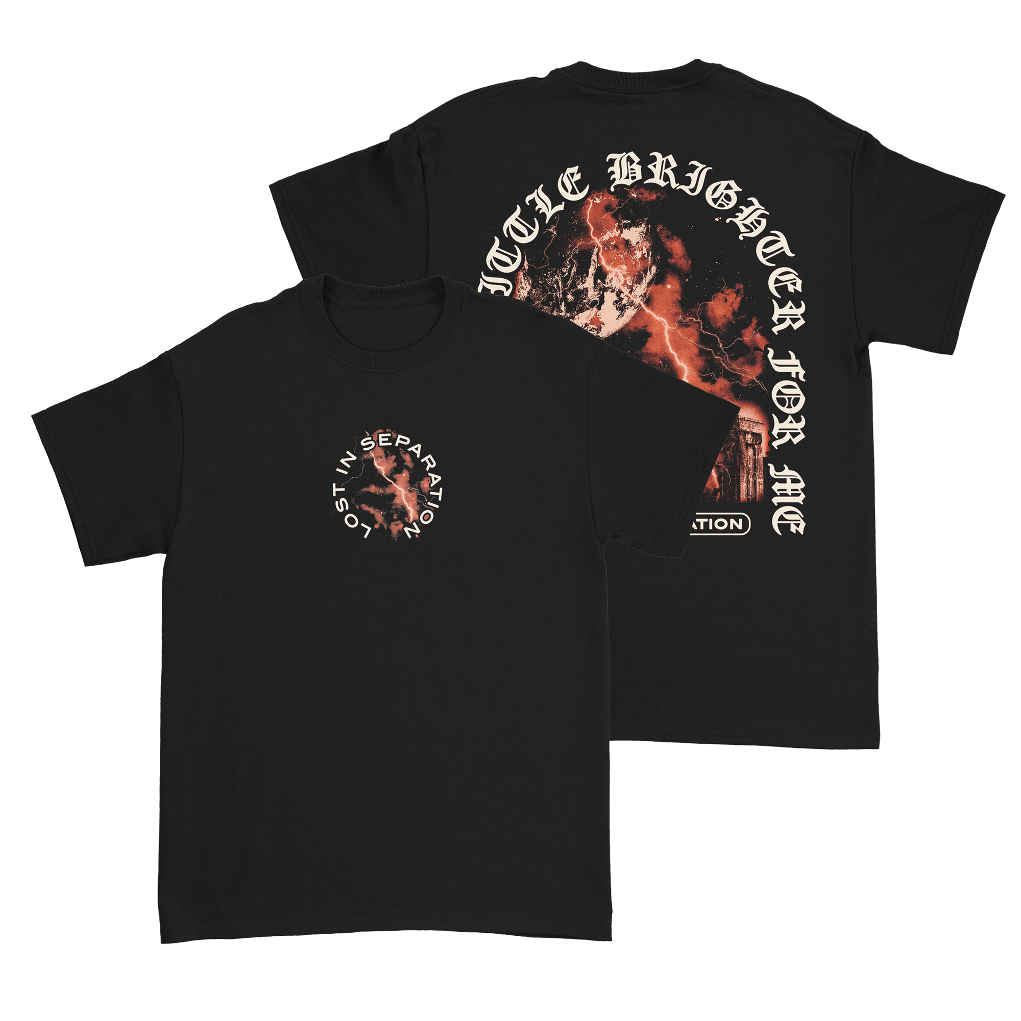 Lost In Separation - Lightning T-Shirt (Original Version) Hoodie, Sweatshirt | CoreVibeTees.com (Image 1)
