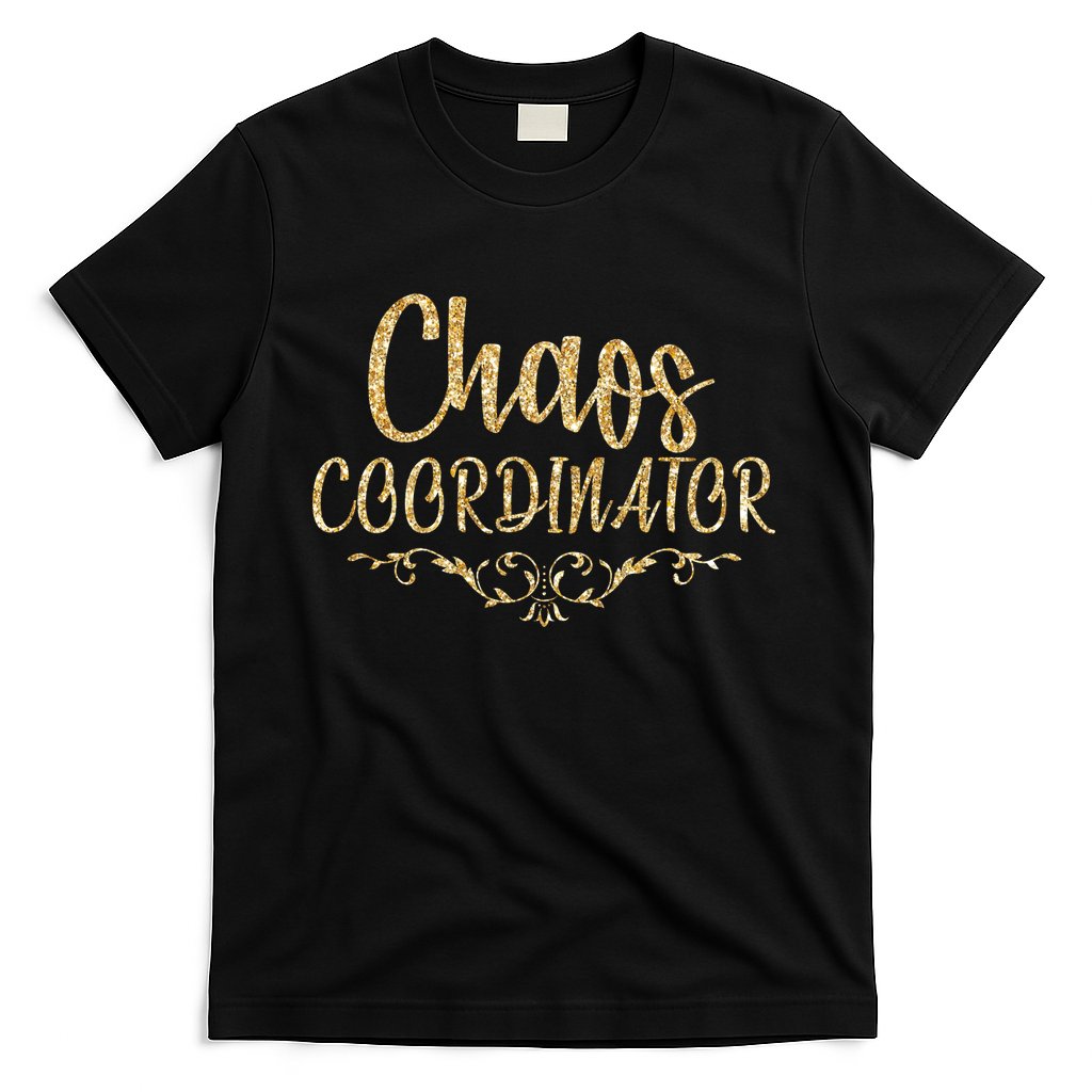 Limited Chaos Coordinator Gold Script T-Shirt Hoodie, Sweatshirt | CoreVibeTees.com