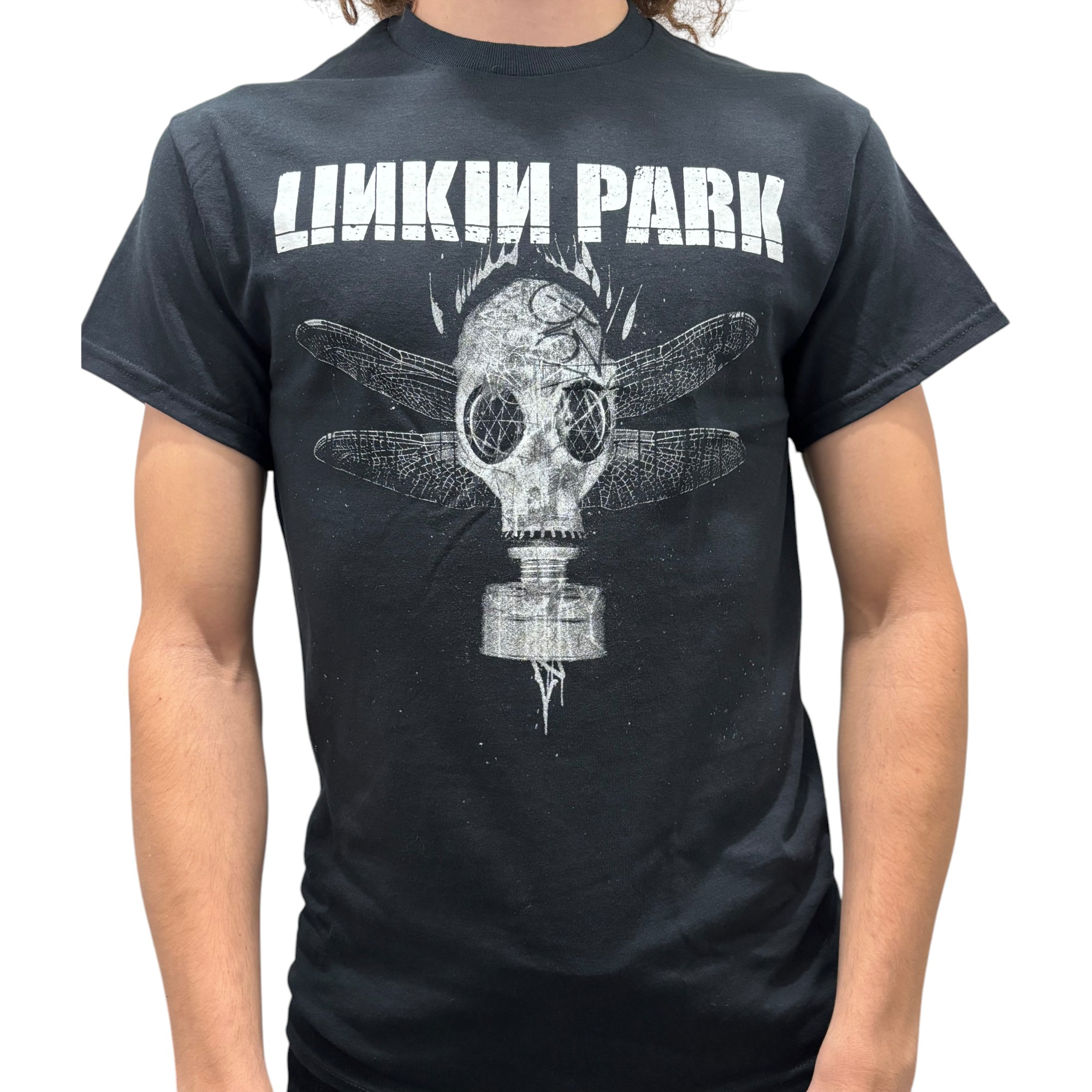 Linkin Park Hybrid Theory Gas Mask T-Shirt Hoodie, Sweatshirt | CoreVibeTees.com (Image 2)