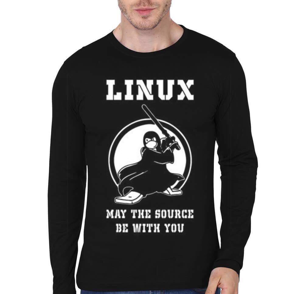 Linux Black T-Shirt Hoodie, Sweatshirt | CoreVibeTees.com