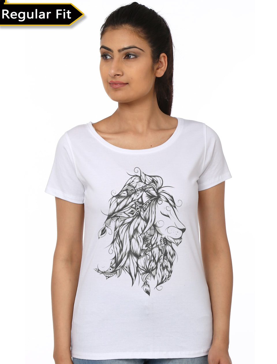 Lion Girls White Top T-Shirts, Hoodie, Sweatshirt | CoreVibeTees.com