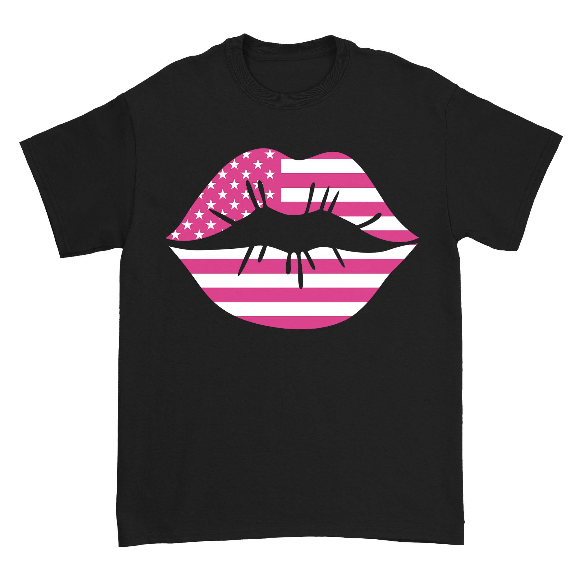 Zoe Day - Lips T-Shirt - Black Hoodie, Sweatshirt | CoreVibeTees.com (Image 2)