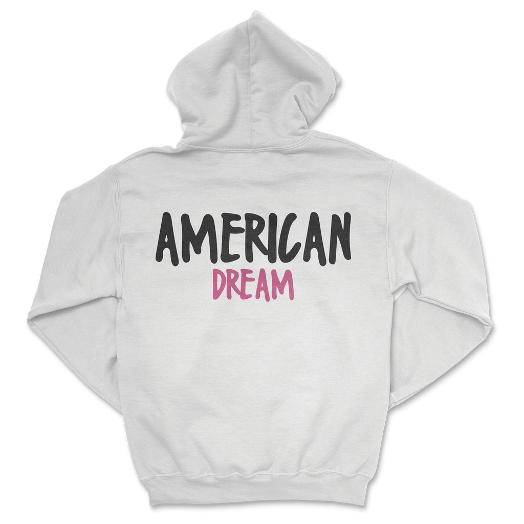 Zoe Day - Lips Hoodie - White T-Shirts, Sweatshirt | CoreVibeTees.com (Image 3)