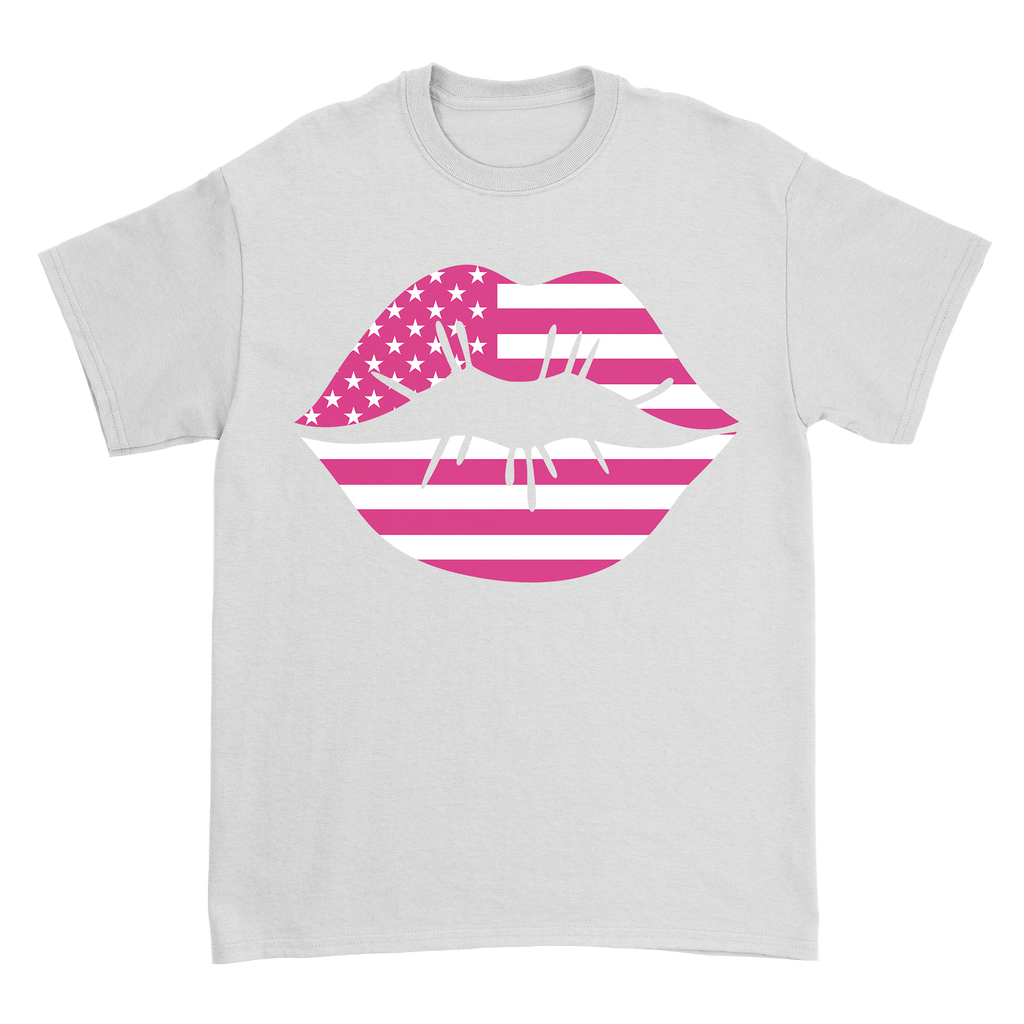 Zoe Day - Lips T-Shirt - White Hoodie, Sweatshirt | CoreVibeTees.com (Image 2)