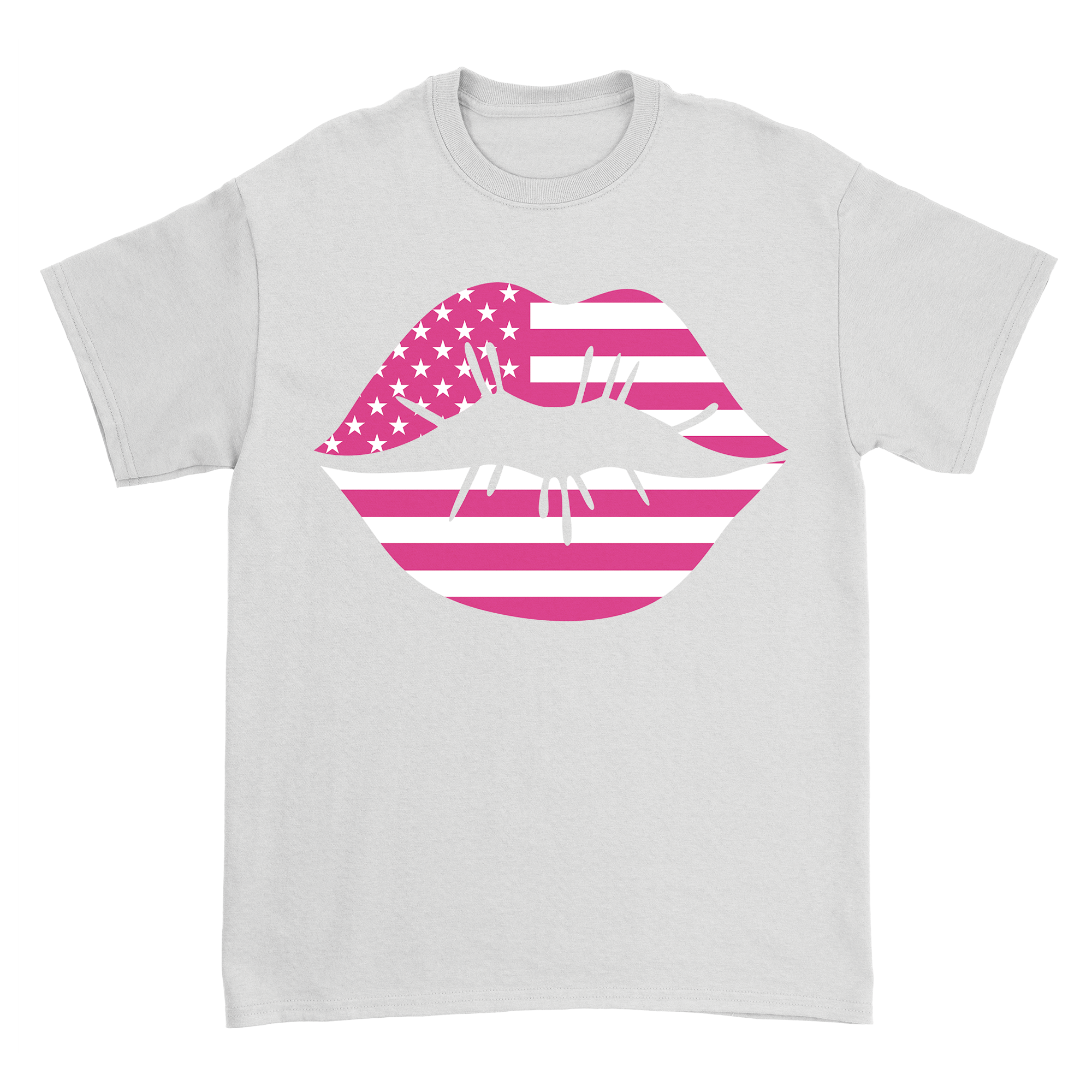 Zoe Day - Lips T-Shirt - White Hoodie, Sweatshirt | CoreVibeTees.com (Image 2)