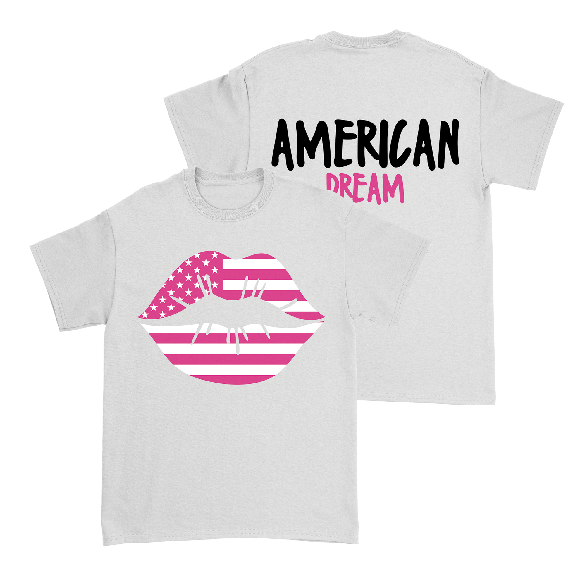Zoe Day - Lips T-Shirt - White Hoodie, Sweatshirt | CoreVibeTees.com (Image 1)