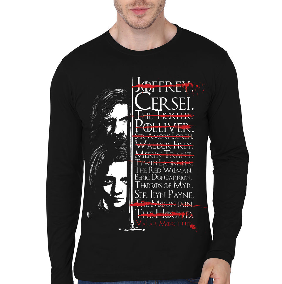 Arya Stark Black Full Sleeve Tee Hoodie, Sweatshirt | CoreVibeTees.com
