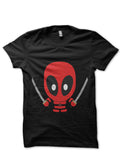 Little Deadpool Black Tee Hoodie, Sweatshirt | CoreVibeTees.com