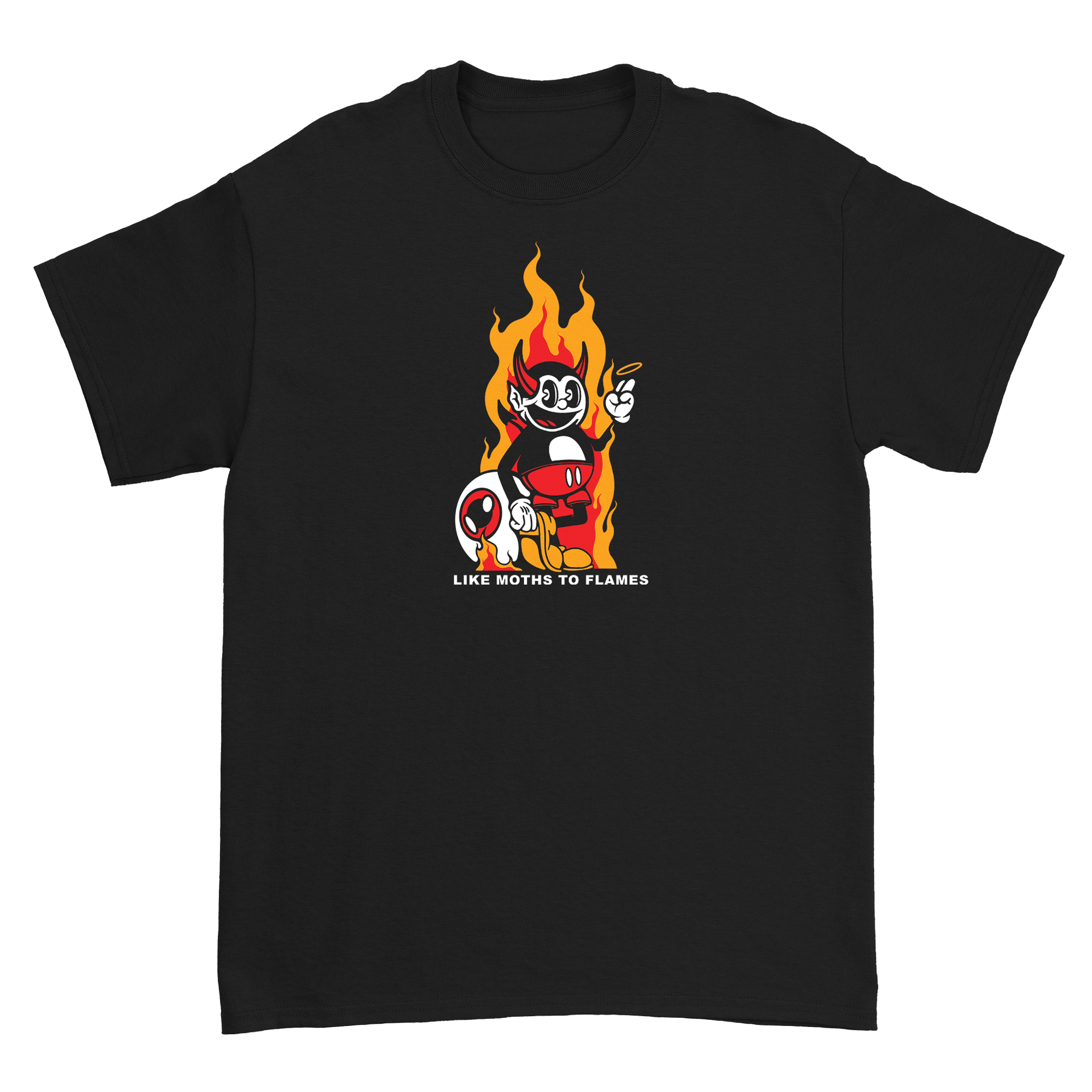 Like Moths To Flames - Little Devil T-Shirt Hoodie, Sweatshirt | CoreVibeTees.com (Image 2)