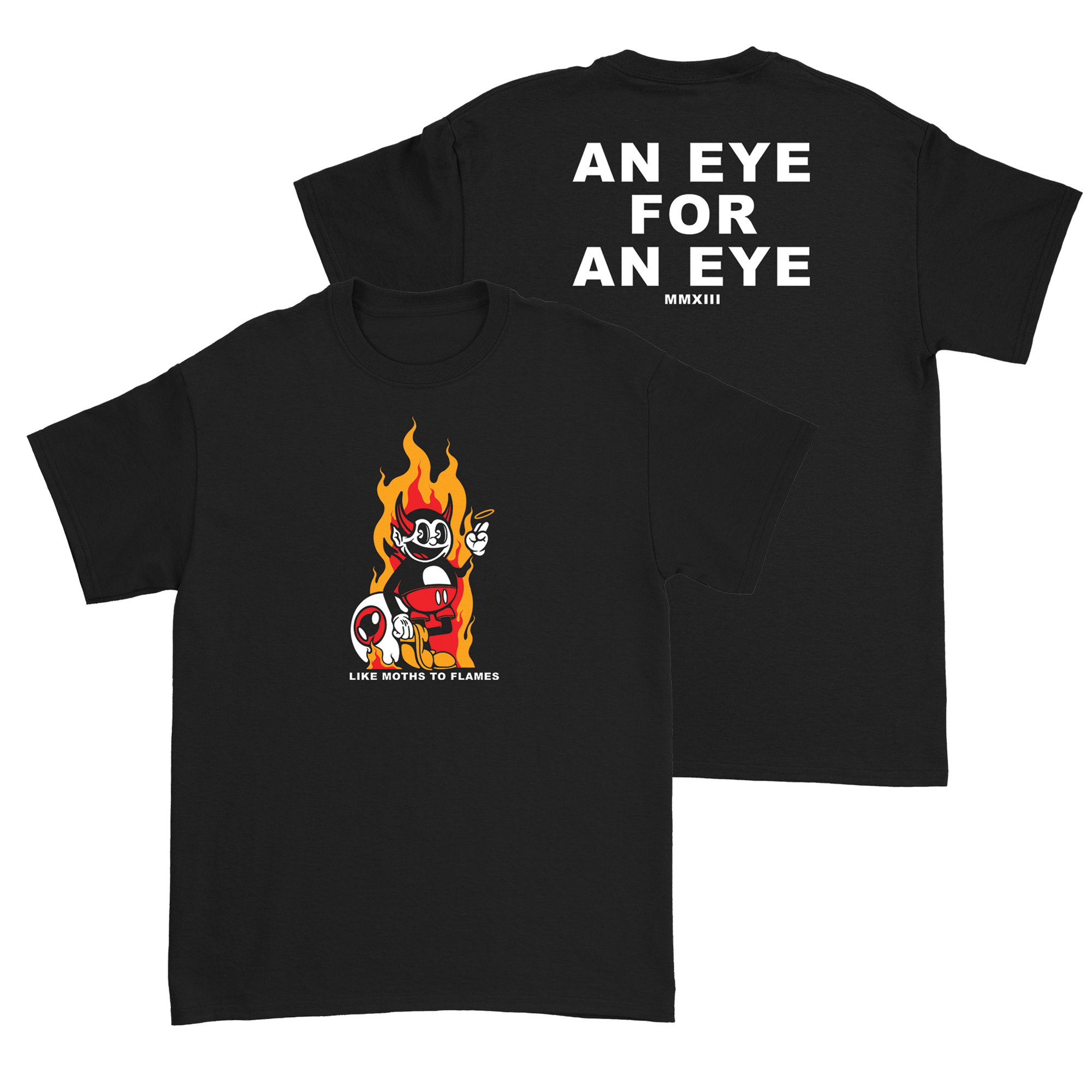 Like Moths To Flames - Little Devil T-Shirt Hoodie, Sweatshirt | CoreVibeTees.com (Image 1)