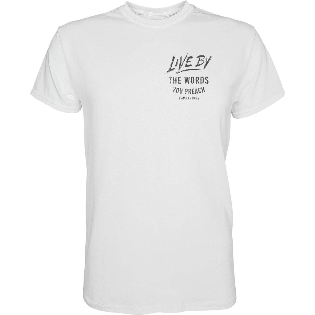 LIVE BY THE WORDS YOU PREACH MEN'S T-SHIRT Hoodie, Sweatshirt | CoreVibeTees.com (Image 3)