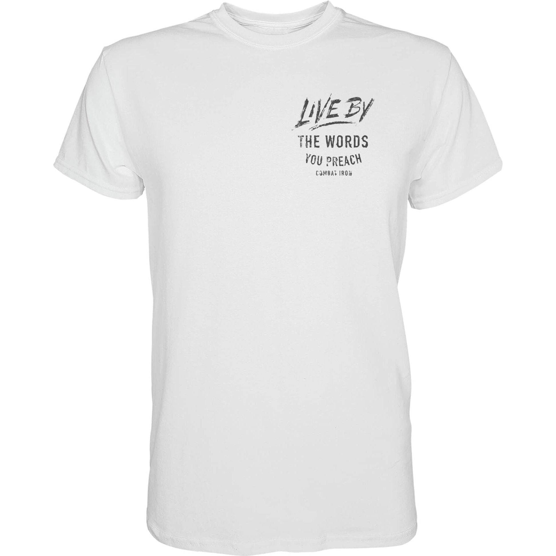 LIVE BY THE WORDS YOU PREACH MEN'S T-SHIRT Hoodie, Sweatshirt | CoreVibeTees.com (Image 3)