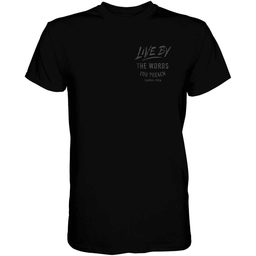 LIVE BY THE WORDS YOU PREACH MEN'S T-SHIRT Hoodie, Sweatshirt | CoreVibeTees.com (Image 4)