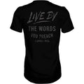 LIVE BY THE WORDS YOU PREACH MEN'S T-SHIRT Hoodie, Sweatshirt | CoreVibeTees.com (Image 1)