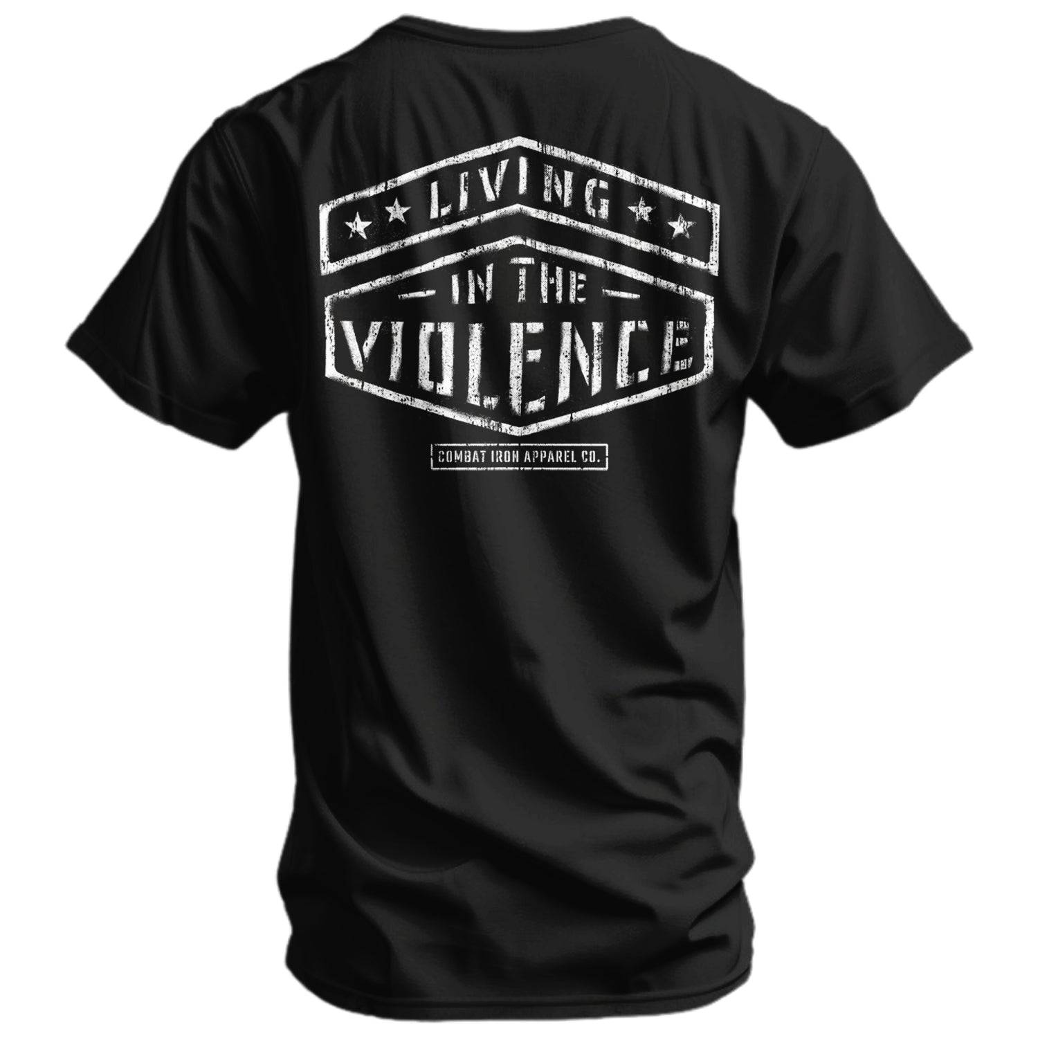 LIVING IN THE VIOLENCE MEN’S T-SHIRT Hoodie, Sweatshirt | CoreVibeTees.com (Image 1)
