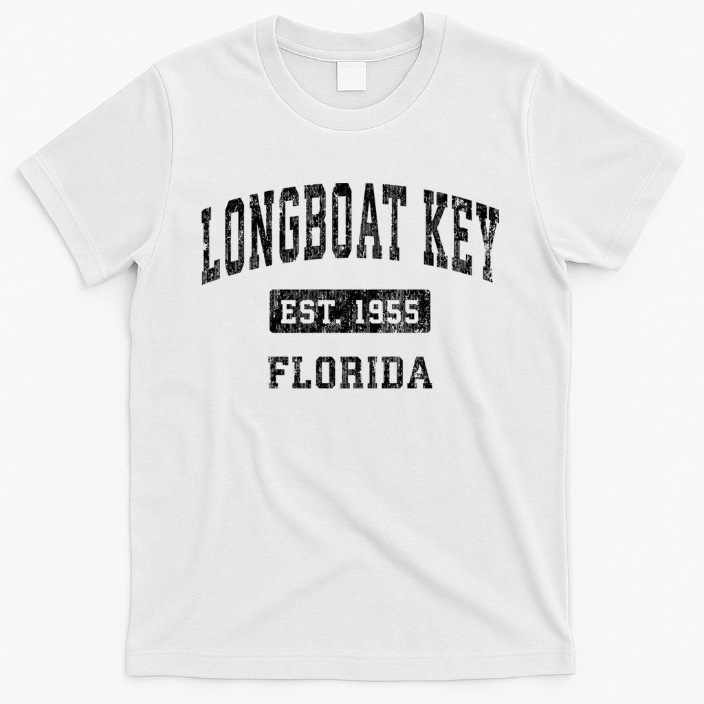 Longboat Key Florida Fl Vintage Established Sports Design T-Shirt Hoodie, Sweatshirt | CoreVibeTees.com
