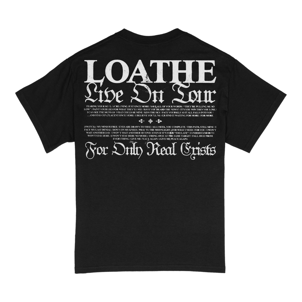 Loathe - Black SB Tour Tee Hoodie, Sweatshirt | CoreVibeTees.com (Image 2)