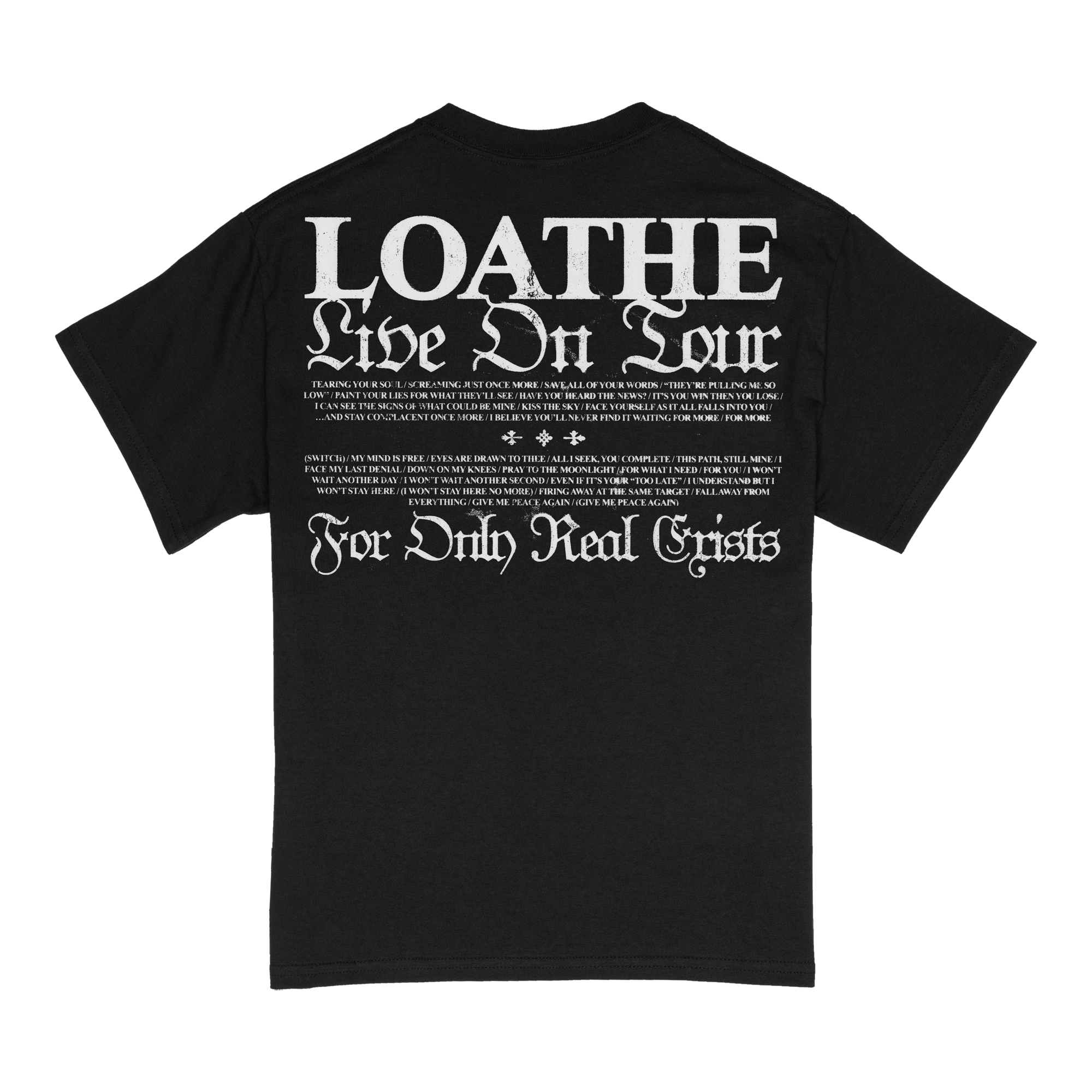 Loathe - Black SB Tour Tee Hoodie, Sweatshirt | CoreVibeTees.com (Image 2)