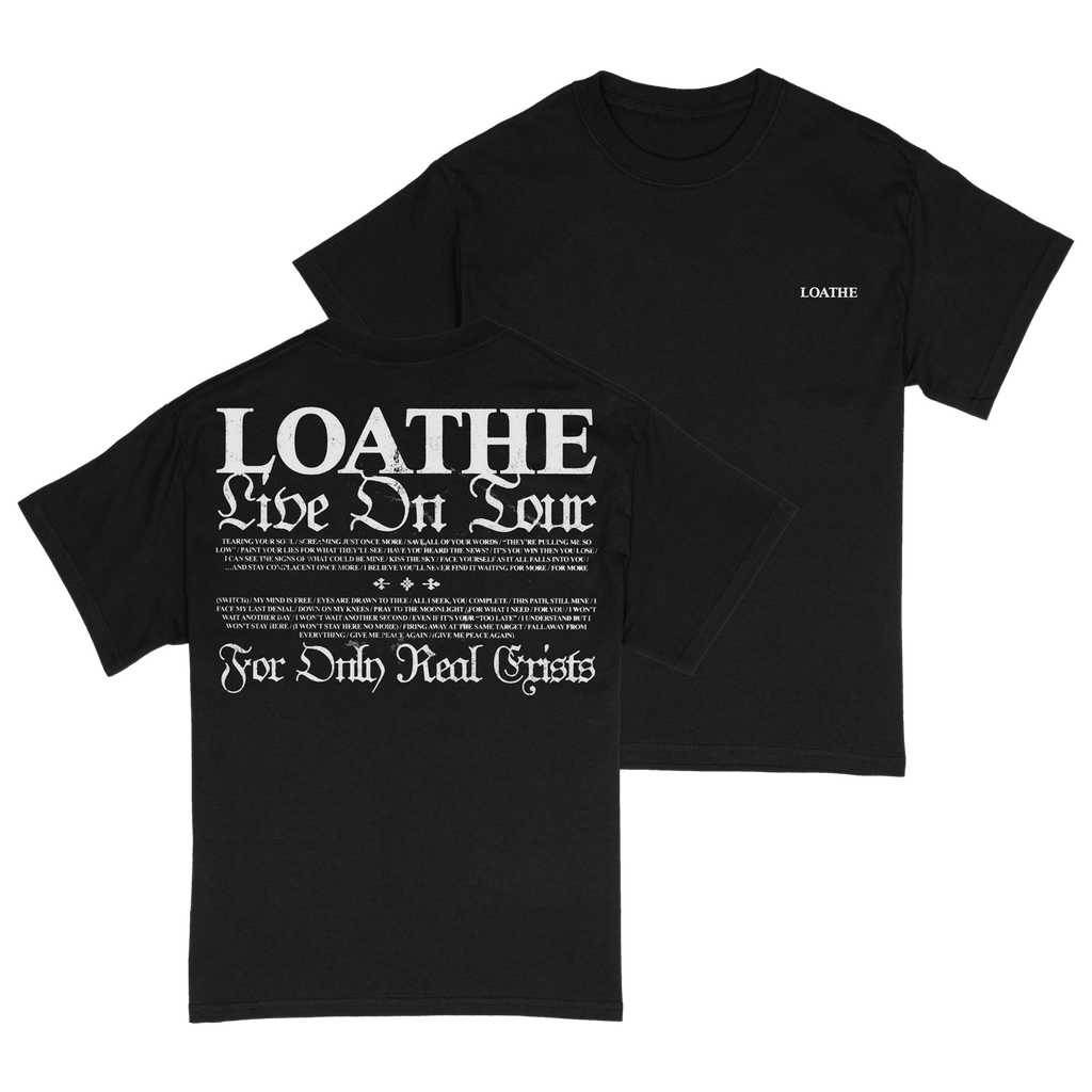 Loathe - Black SB Tour Tee Hoodie, Sweatshirt | CoreVibeTees.com (Image 3)