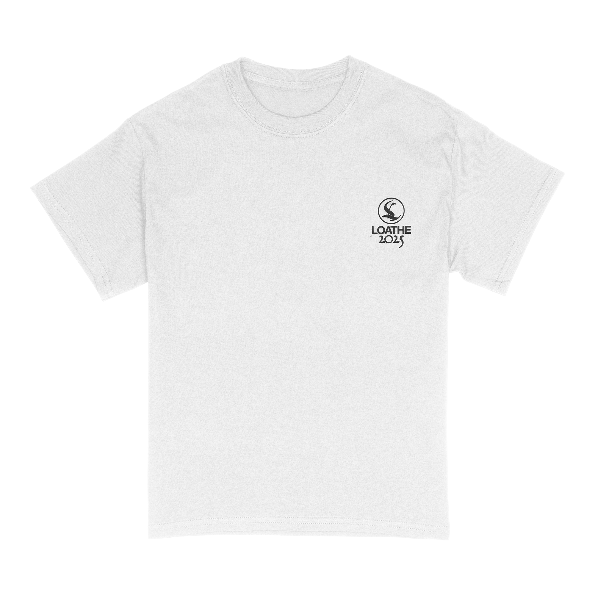 Loathe - White SB Tour Tee Hoodie, Sweatshirt | CoreVibeTees.com (Image 1)