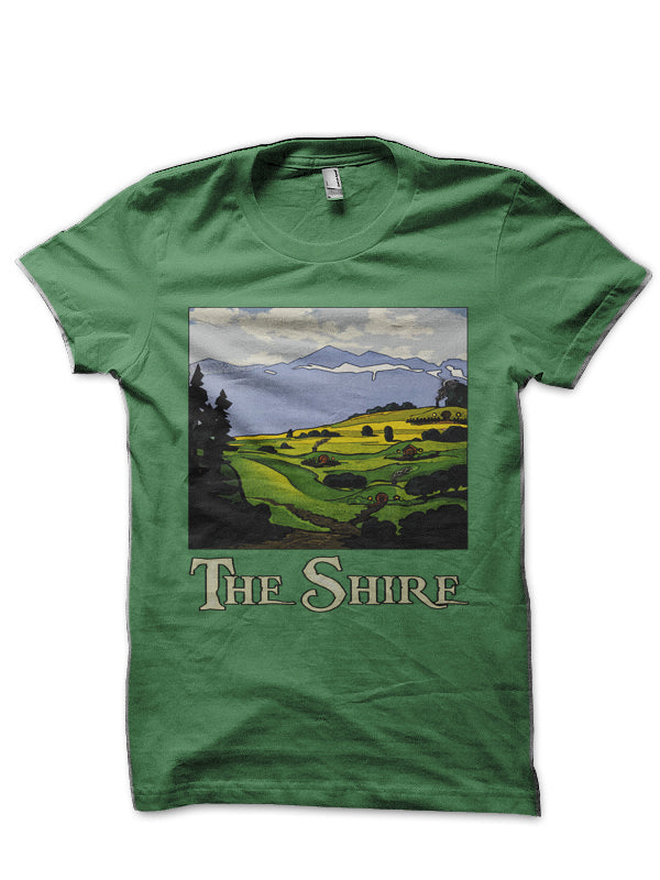 Visit The Shire! Green T-Shirt Hoodie, Sweatshirt | CoreVibeTees.com