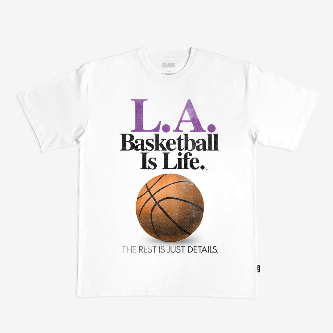 Basketball Is Life‚Ñ¢ Heavy Tee - Los Angeles Hoodie, Sweatshirt | CoreVibeTees.com