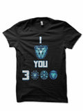 I Love Ironman Black T-Shirt Style001 Hoodie, Sweatshirt | CoreVibeTees.com