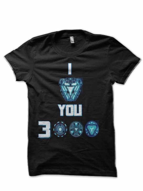 I Love Ironman Black T-Shirt Style001 Hoodie, Sweatshirt | CoreVibeTees.com