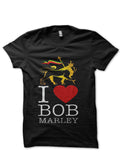 I Love Bob Marley Black T-Shirt Hoodie, Sweatshirt | CoreVibeTees.com
